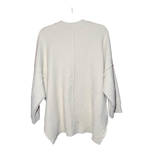 FREE PEOPLE Oversized Ivory Relaxed Fit Cozy Knit Tunic Sweater S - Picture 4 of 10